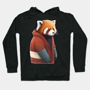 Stylish Red Panda Hoodie